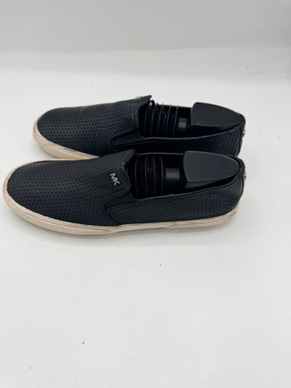 Michael Kors Keaton Perforated Leather Slip-On Sneakers
