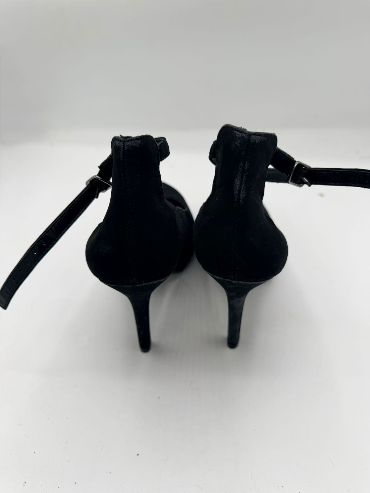 Andiamo Black Ankle-Strap High Heels