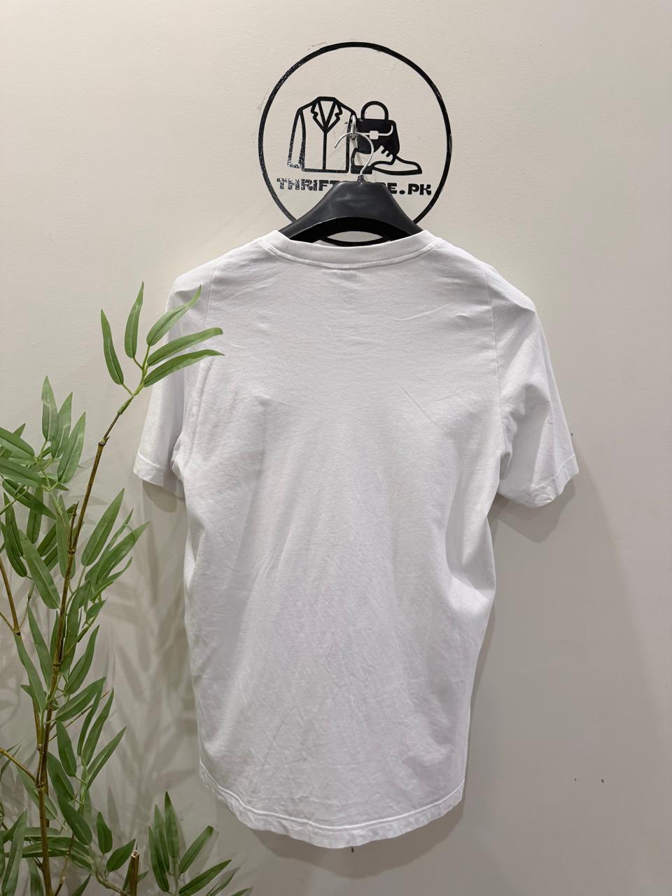Adidas Essentials AOP White T-Shirt