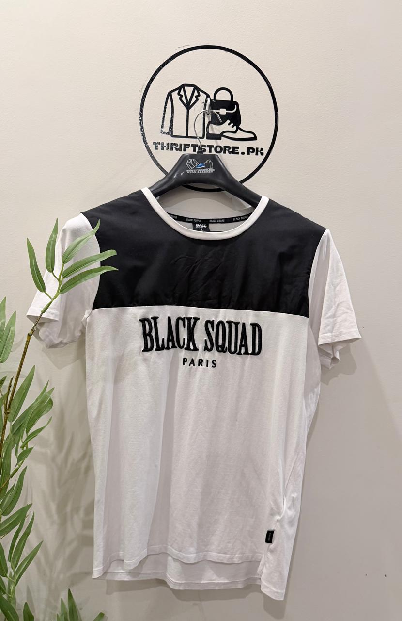 Black Squad Paris Two-Tone T-Shirt
