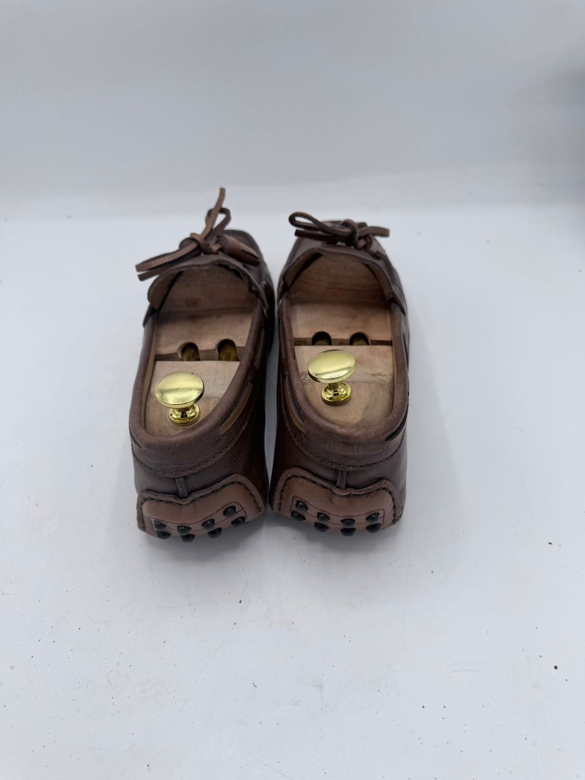 Massimo Dutti Soft Oiled Leather Tassel Loafers