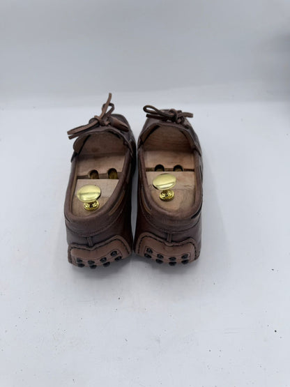 Massimo Dutti Soft Oiled Leather Tassel Loafers