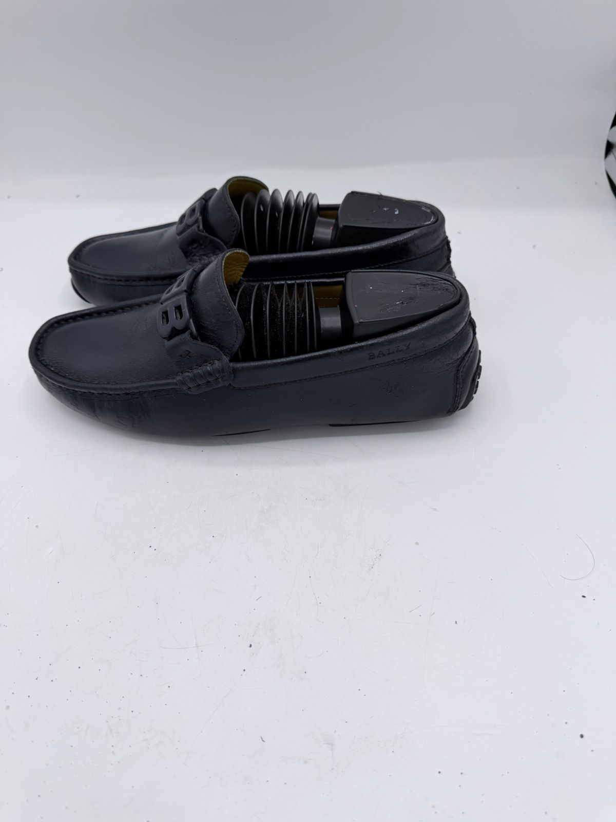 Bally Black Leather Loafers
