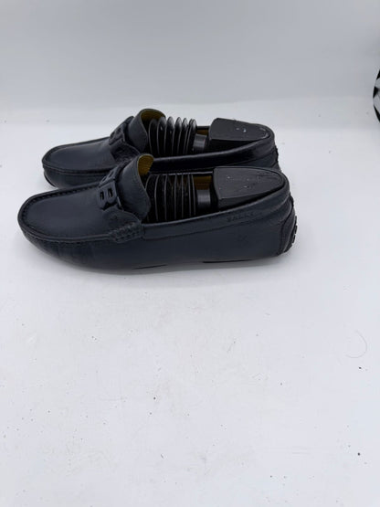 Bally Black Leather Loafers