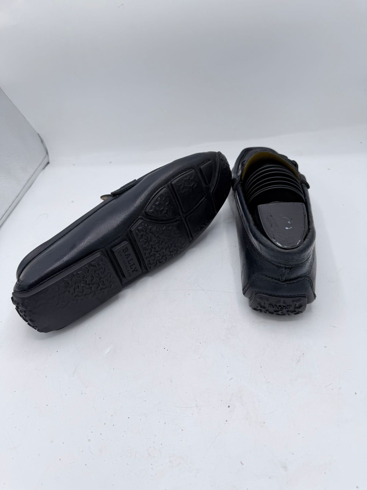 Bally Black Leather Loafers