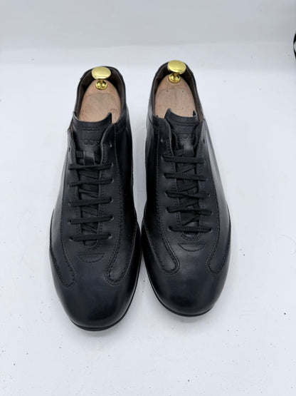 Tod’s Black Leather Low-Top Sneakers