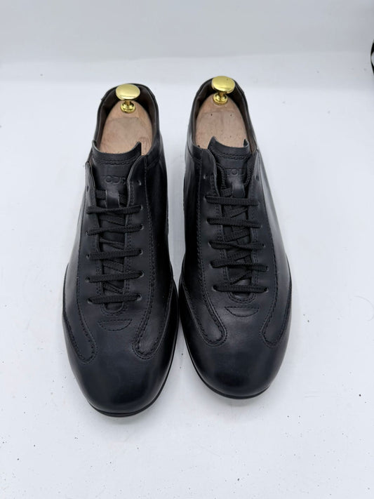 Tod’s Black Leather Low-Top Sneakers