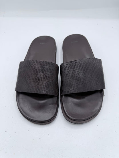 HUGO BOSS Patterned Leather Slider Sandal (TSPK 0029)