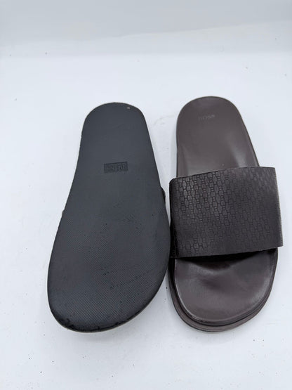 HUGO BOSS Patterned Leather Slider Sandal (TSPK 0029)