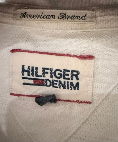 Tommy Hilfiger White Denim Polo Shirt