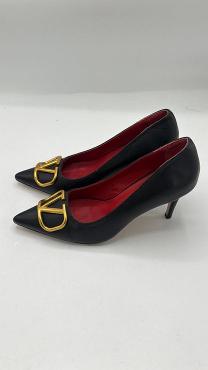 Valentino Garavani Women's VLogo Pointed-Toe Pumps