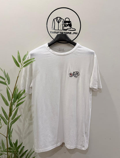 Moncler SS24 Unisex White Crewneck T-Shirt
