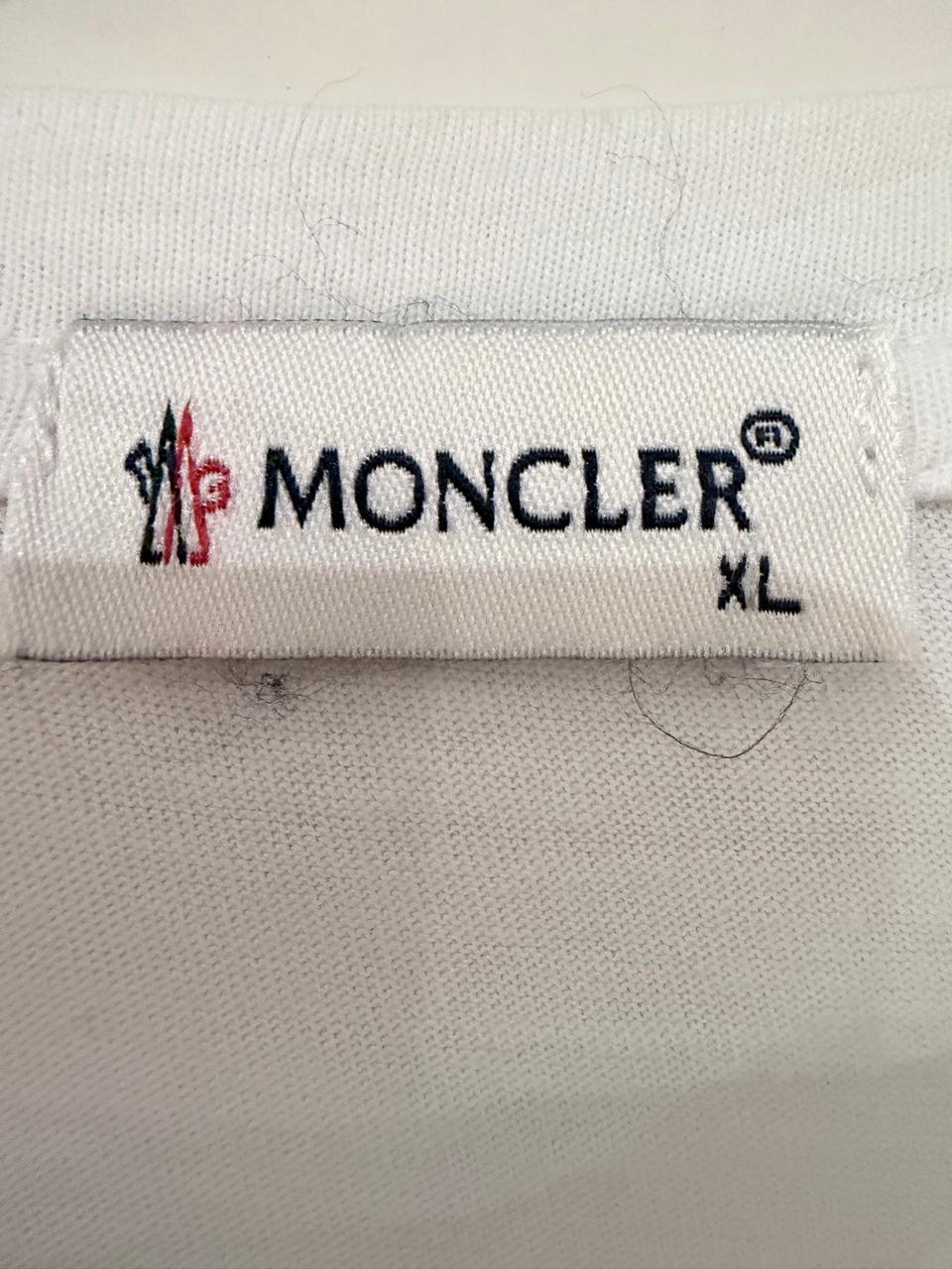 Moncler SS24 Unisex White Crewneck T-Shirt
