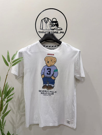 Beverly Hills Polo Club White Graphic T-Shirt
