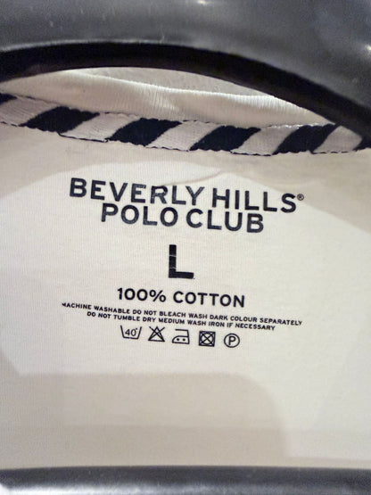 Beverly Hills Polo Club White Graphic T-Shirt