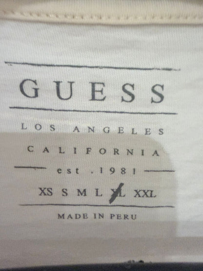 Guess White Graphic Tee