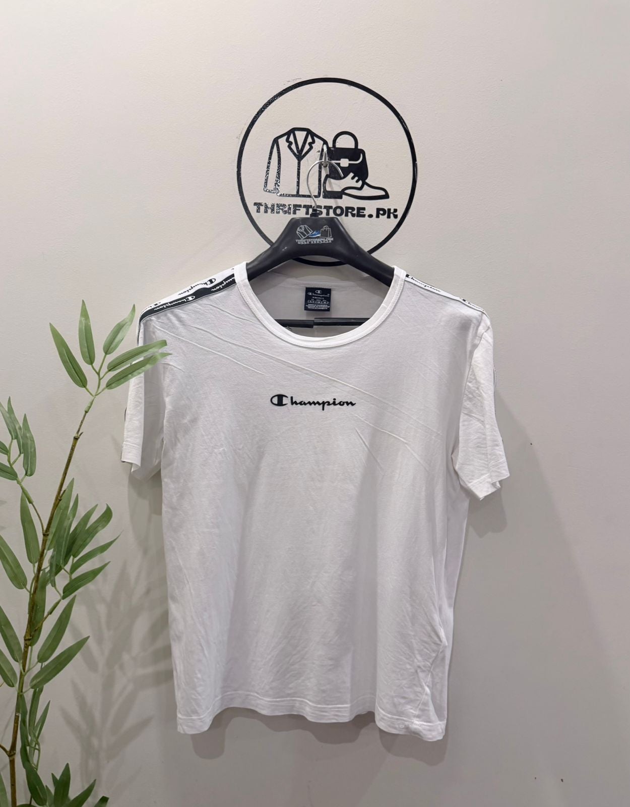 Champion American Tape Strips Short Sleeve T-Shirt