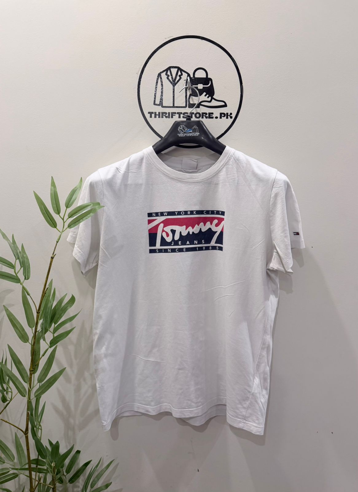 Tommy Jeans White Cotton “New York City” Graphic T-Shirt