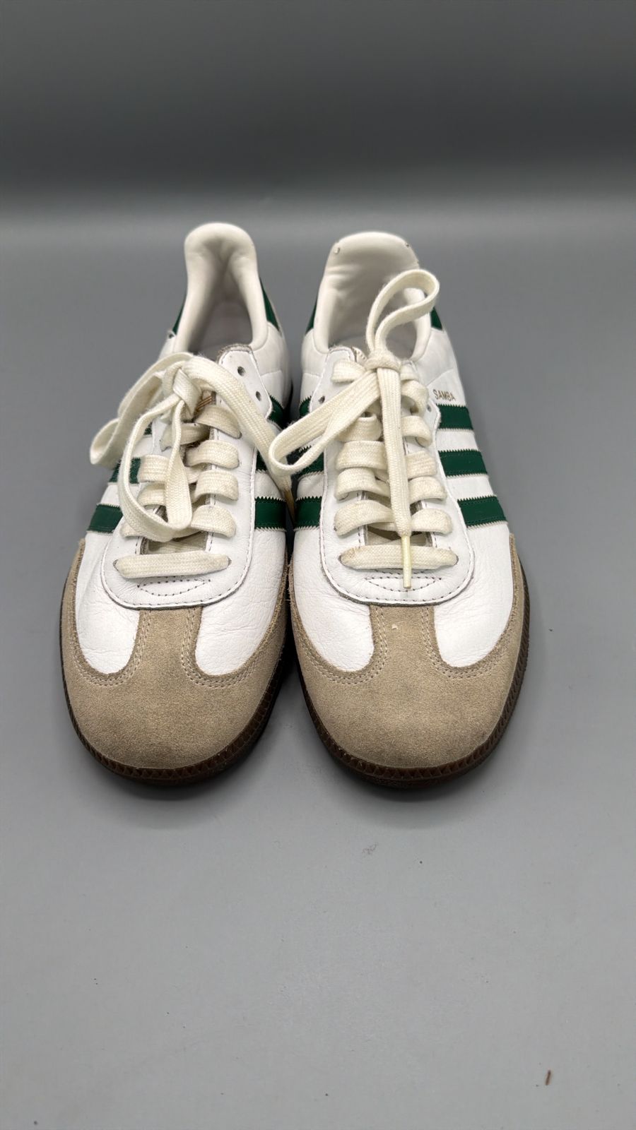 Adidas Samba White Green Gum Sneakers
