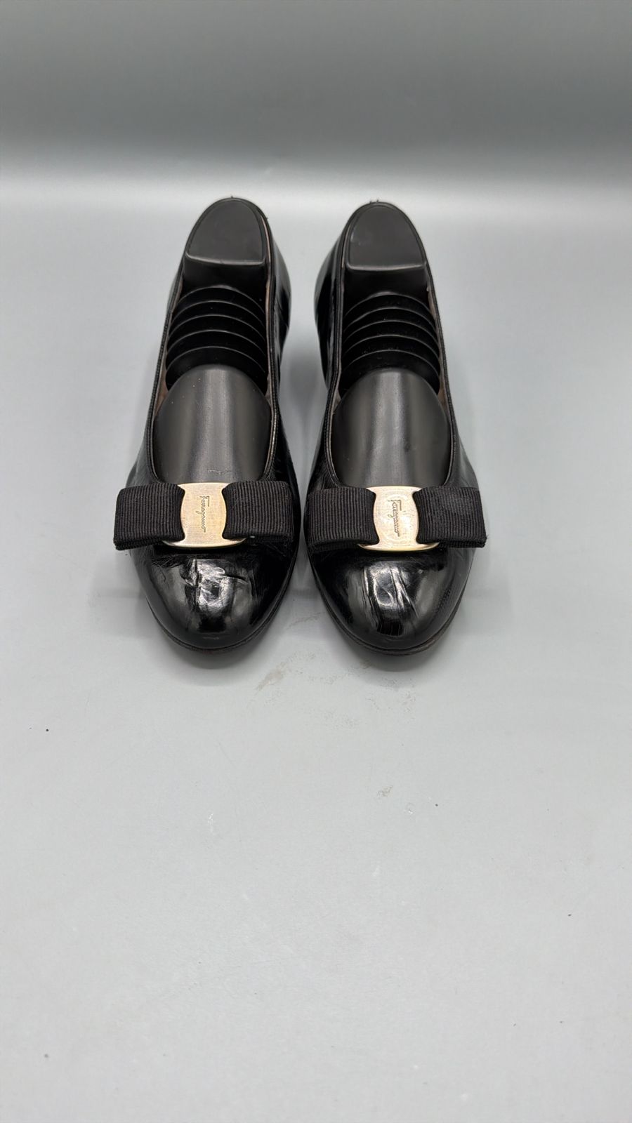 Salvatore Ferragamo Varina Patent Ballet Flats