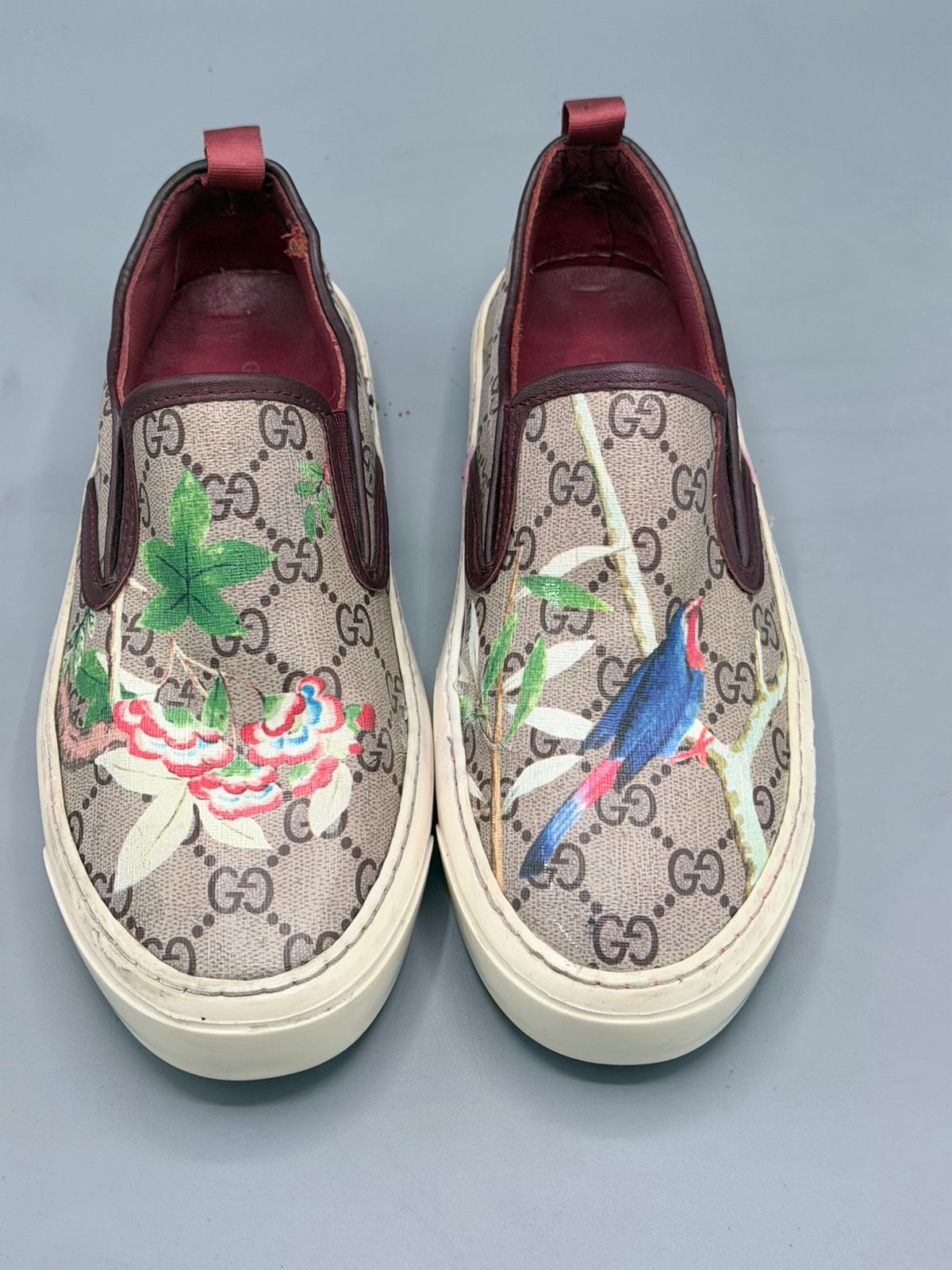 Gucci GG Supreme Tian Print Slip-On Sneakers (TSPK 0009)