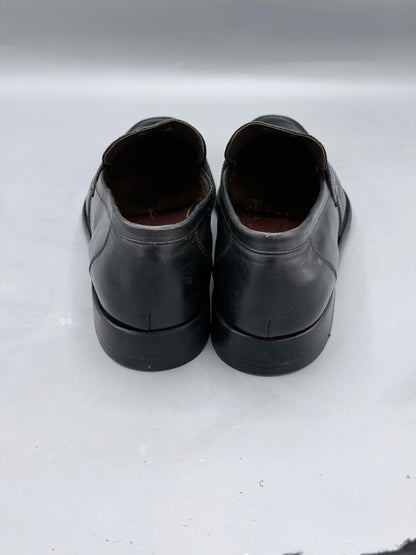 Boggi Milano Black Leather Loafers