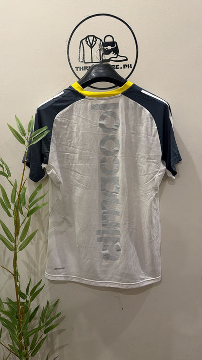 Adidas White & Grey Technical Sports T-Shirt