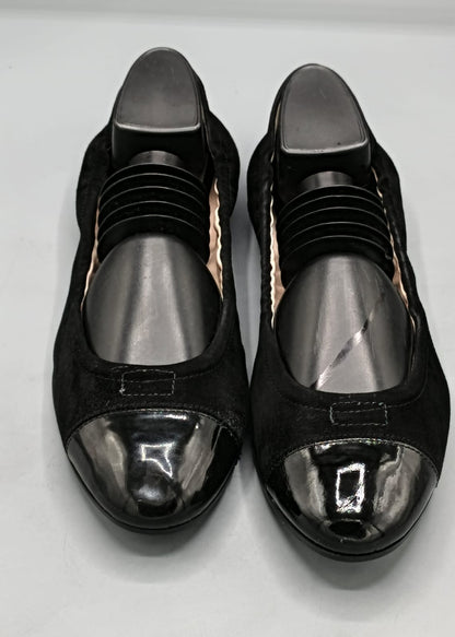 Prada Black Velvet Ballet Flats