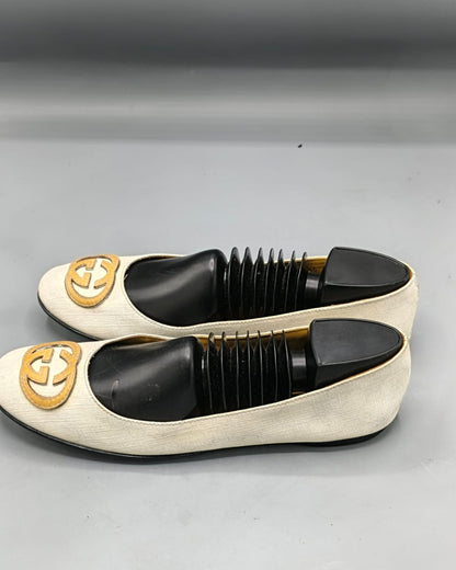 Gucci Vintage Monogram Ballet Flats