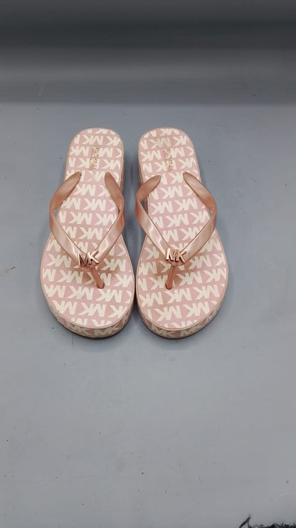 Michael Kors Jinx Platform Wedge Flip-Flop Sandals