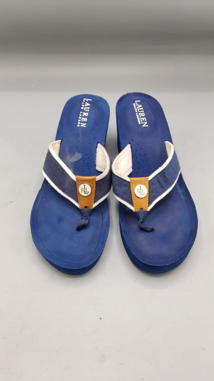 Lauren Ralph Lauren Wedge Flip-Flop Sandals