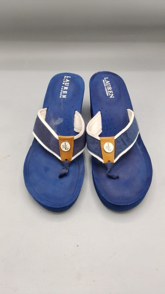 Lauren Ralph Lauren Wedge Flip-Flop Sandals