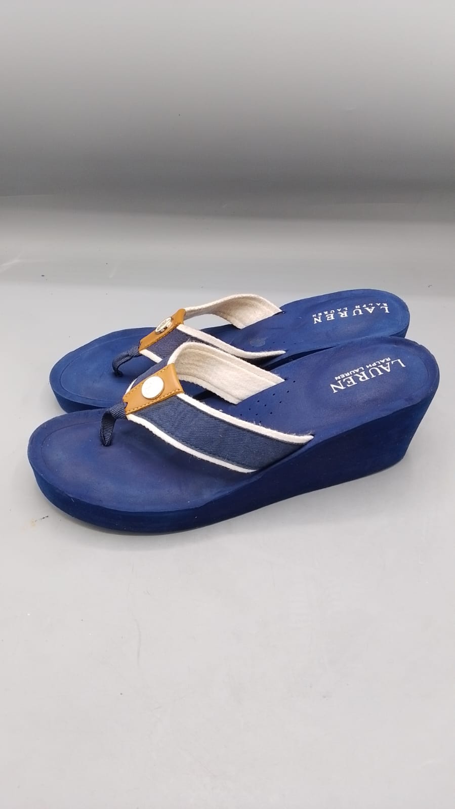 Lauren Ralph Lauren Wedge Flip-Flop Sandals