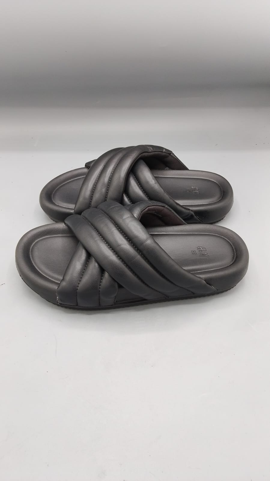H&M Quilted Women's Crisscross Slide Sandals
