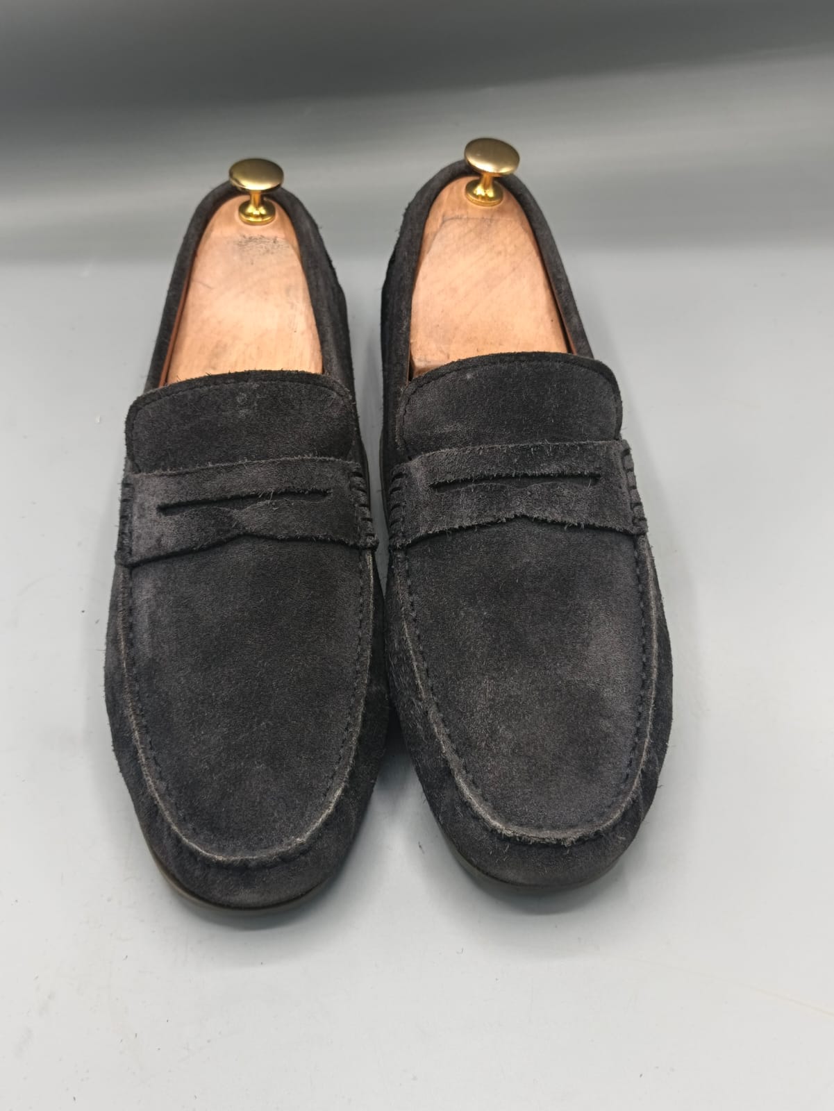 Tommy Hilfiger Black Suede Loafers