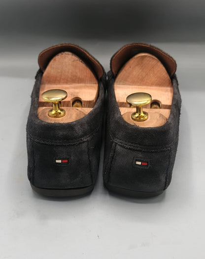 Tommy Hilfiger Black Suede Loafers