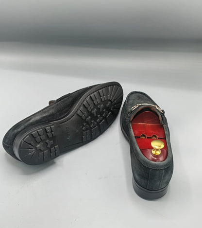 Bally Suede Penny Loafers