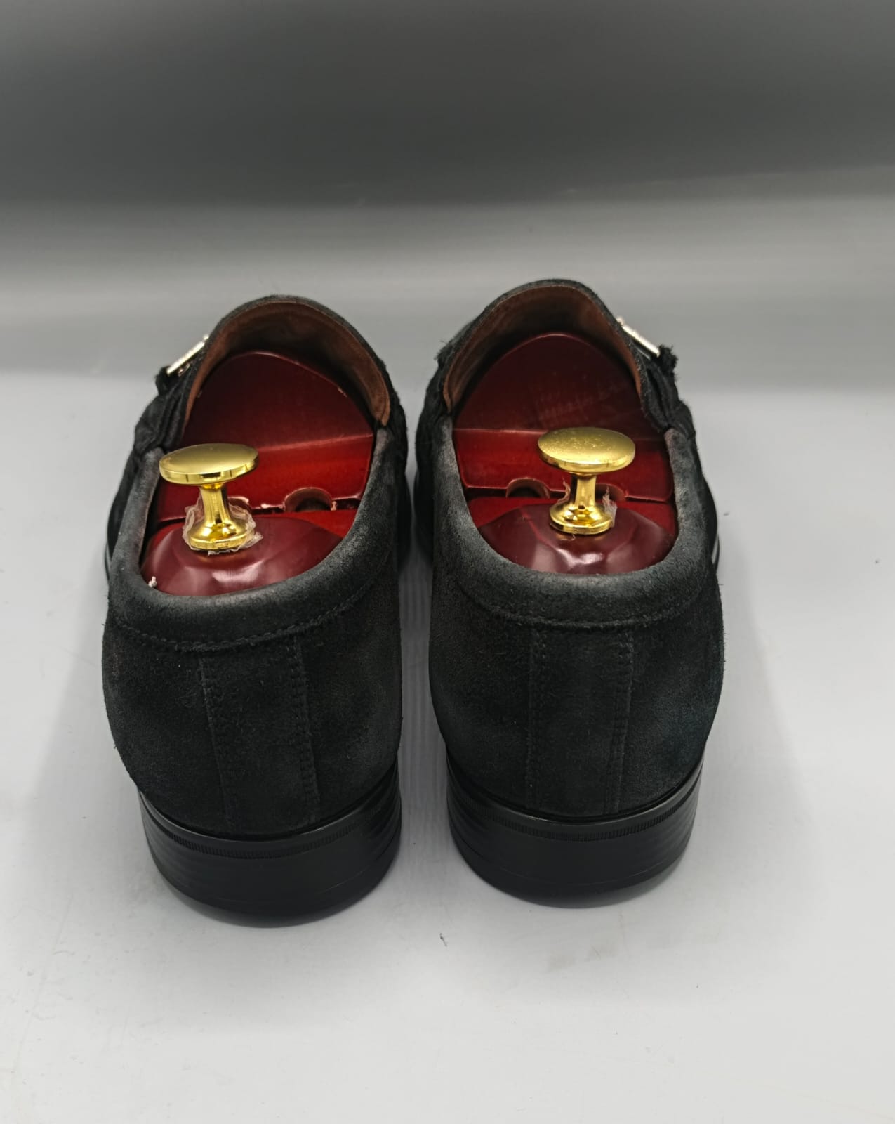 Bally Suede Penny Loafers