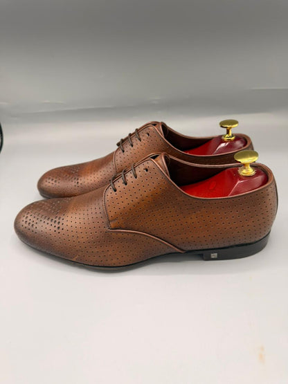 Louis Vuitton Perforated Leather Derby Shoes