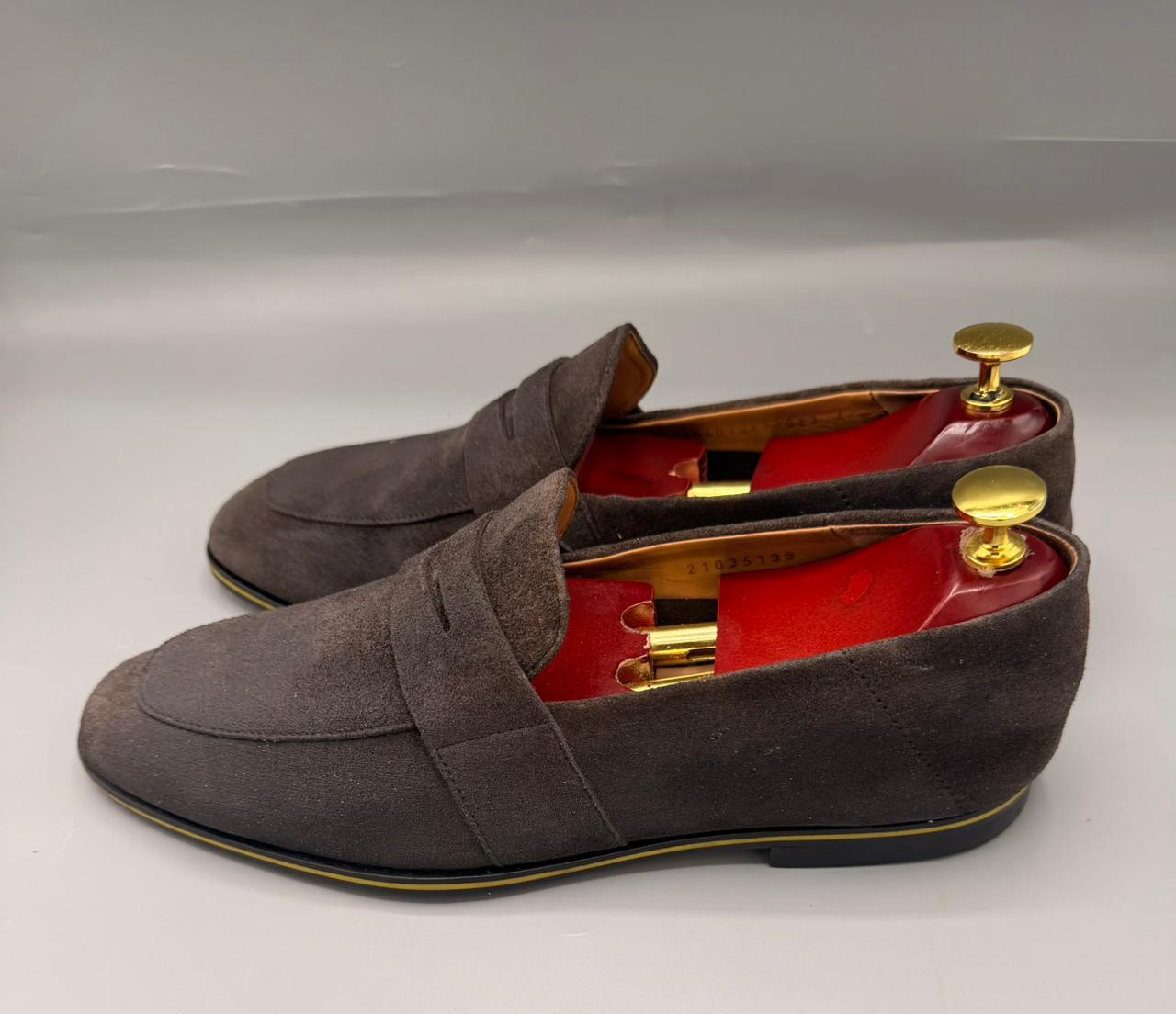 HUGO BOSS Suede Leather Loafers