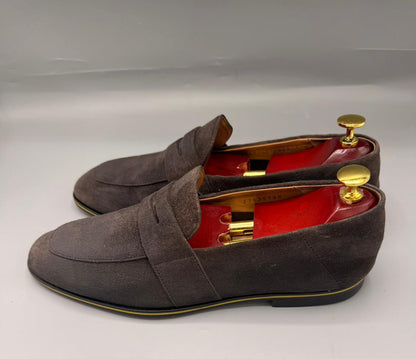 HUGO BOSS Suede Leather Loafers