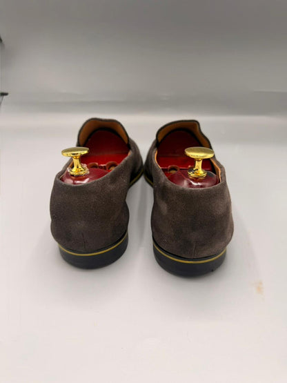 HUGO BOSS Suede Leather Loafers