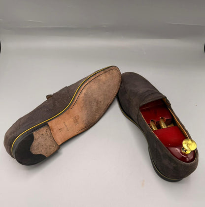 HUGO BOSS Suede Leather Loafers