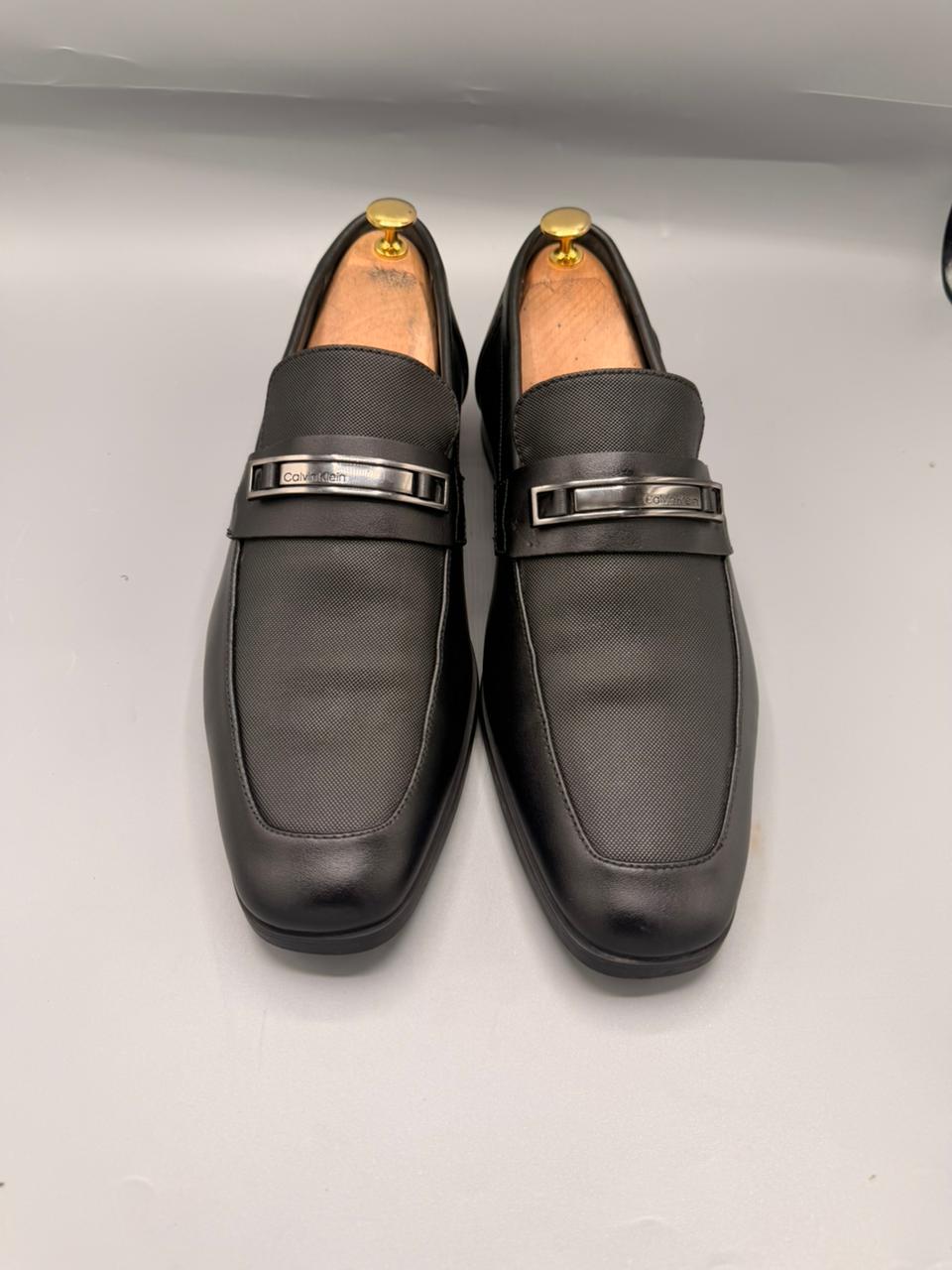 Calvin Klein Jameson Men’s Black Leather Loafers