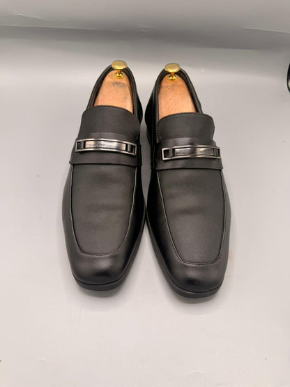 Calvin Klein Jameson Men’s Black Leather Loafers