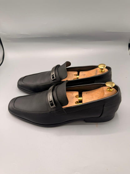 Calvin Klein Jameson Men’s Black Leather Loafers