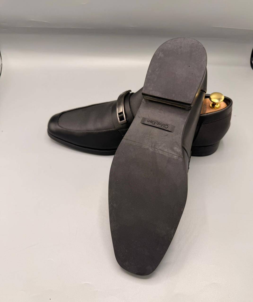Calvin Klein Jameson Men’s Black Leather Loafers