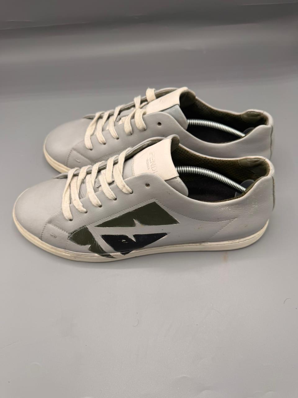 Fendi “Bag Bug” Leather Sneakers