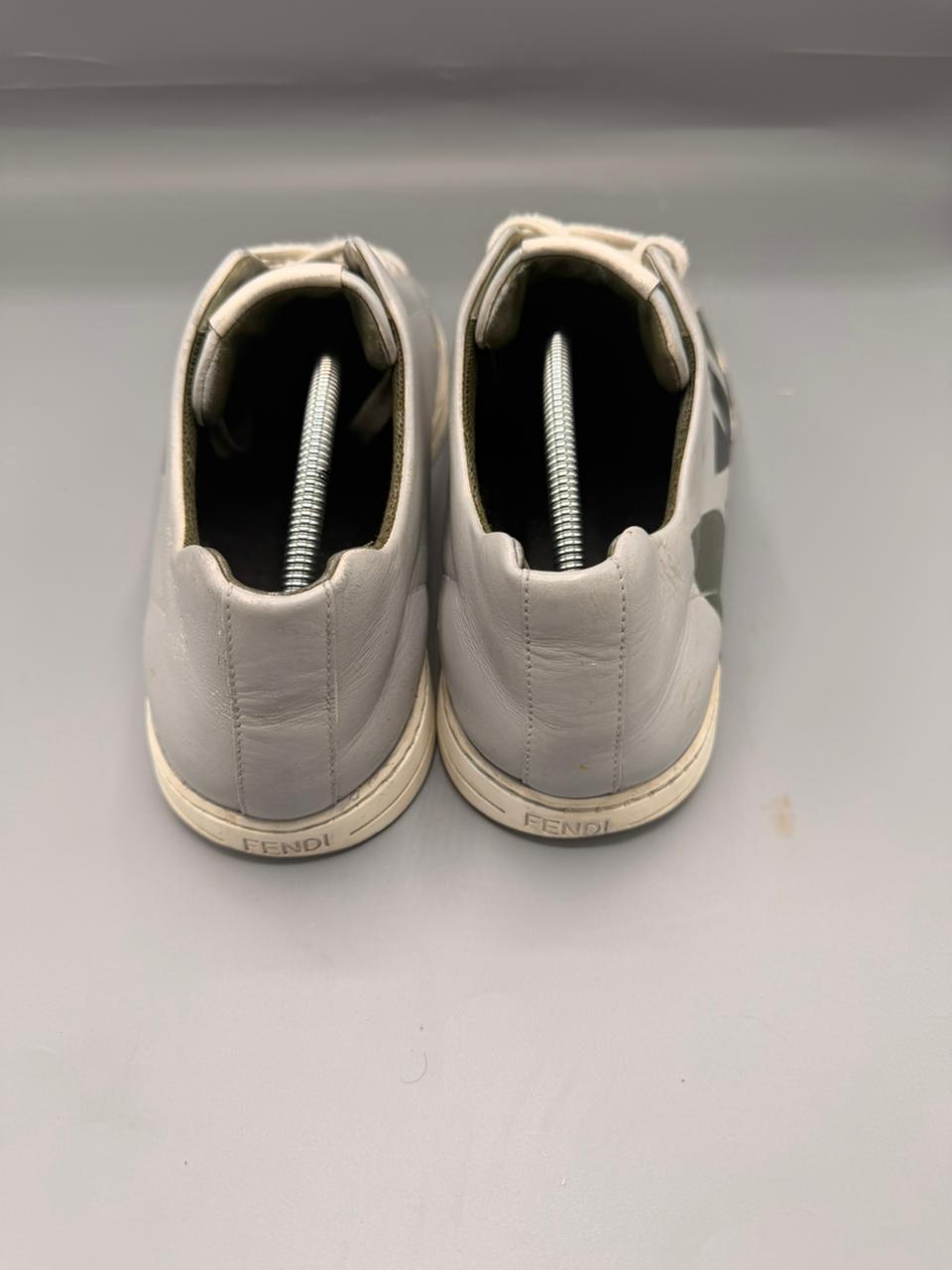 Fendi “Bag Bug” Leather Sneakers