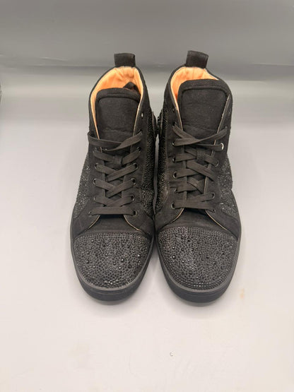 Christian Louboutin Louis Strass High-Top Sneakers